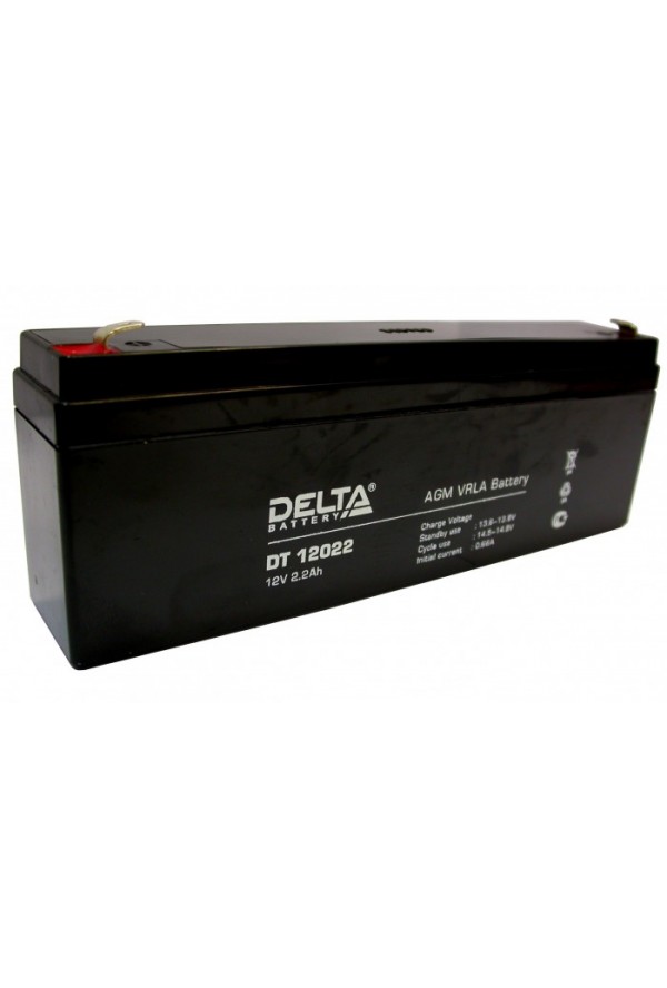 Аккумулятор 2 ач. Дт12022 аккумулятор Дельта. Delta Battery DT 12022 12в 2.2 а·ч. Аккумулятор Delta DT 12022. Аккумуляторная батарея 12в Delta 2,2 а/ч.