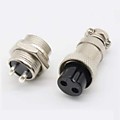 Разъем "авиационный" GX16 2-контактн.,комплект