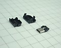 Гнездо  microUSB 5BM пласт. кожух  вилка    