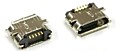 Гнездо  microUSB 5B с хвостовиком