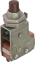 Кнопка малогабаритная КМА1-4  ON-ON с фикс.  250V 6A