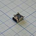 Гнездо  miniUSB A B-03 на плату